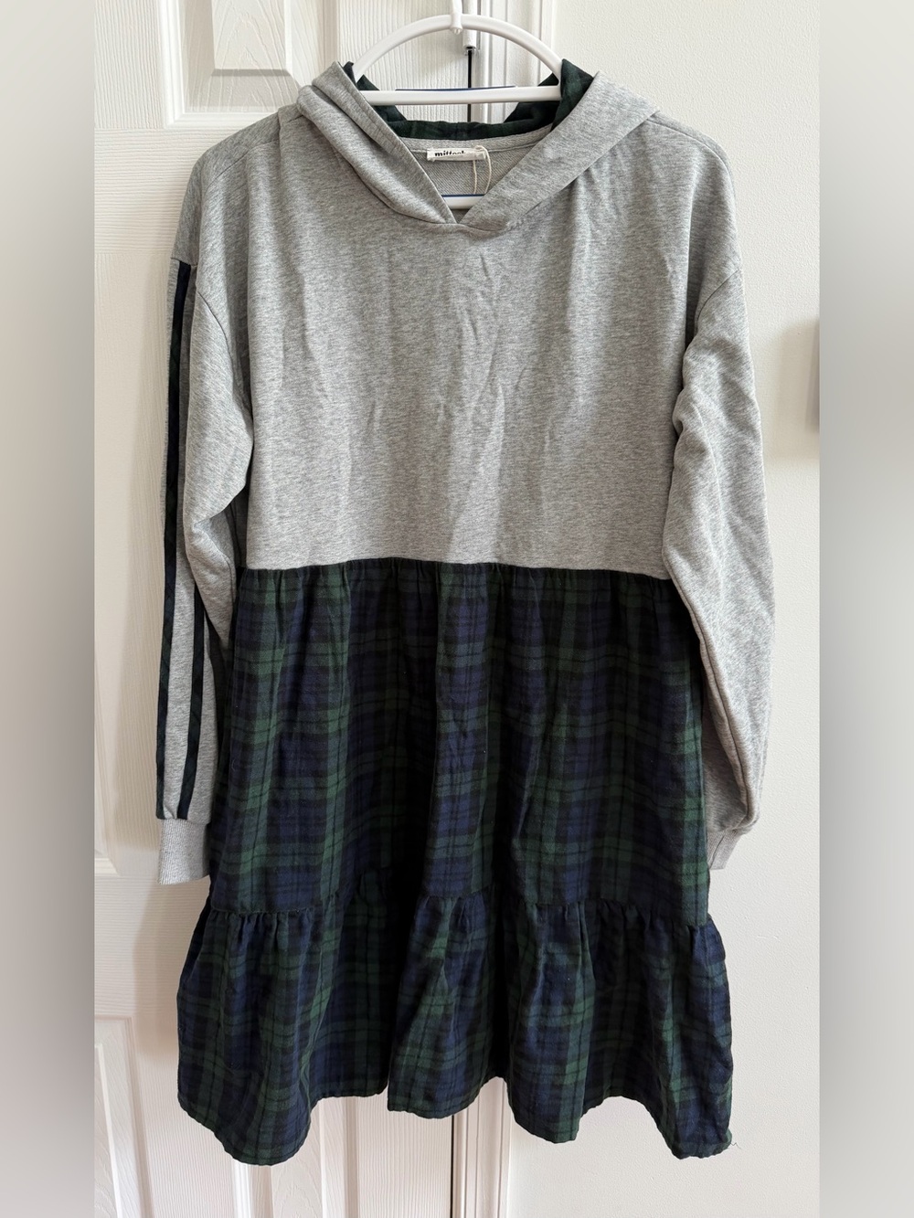 Mittoshop Flannel Hoodie Dress